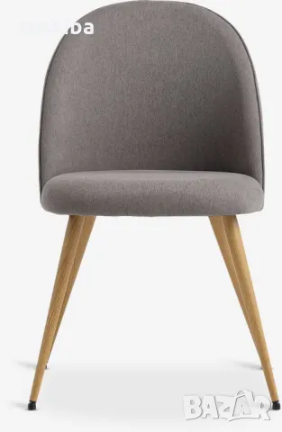 Кухненски стол KOKKEDAL сив/цвят дъб