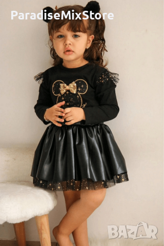 Детски комплект блуза с дълъг ръкав и пола , снимка 3 - Детски комплекти - 44994449