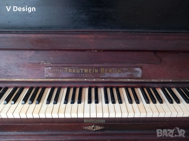 Пиано Trautwein Berlin, снимка 4 - Пиана - 53572697