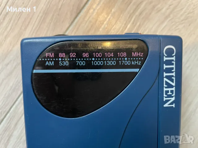 Citizen walkman, снимка 3 - Радиокасетофони, транзистори - 48708836