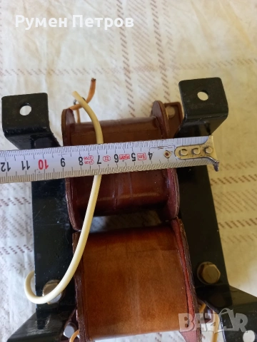 Трансформатор двоен, БГ, соц., снимка 2 - Друга електроника - 53973571