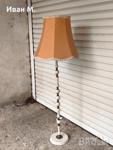 Мраморна лампа , снимка 3 - Настолни лампи - 53209463