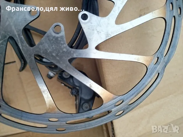 Чифт хидравлични спирачки за велосипед колело sram code rs , снимка 5 - Части за велосипеди - 47605656