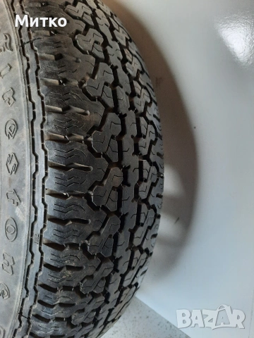 Ретро оригинална джанта 14 ка с гума за Опел Рекорд Е от 80 те години, снимка 4 - Гуми и джанти - 53738327