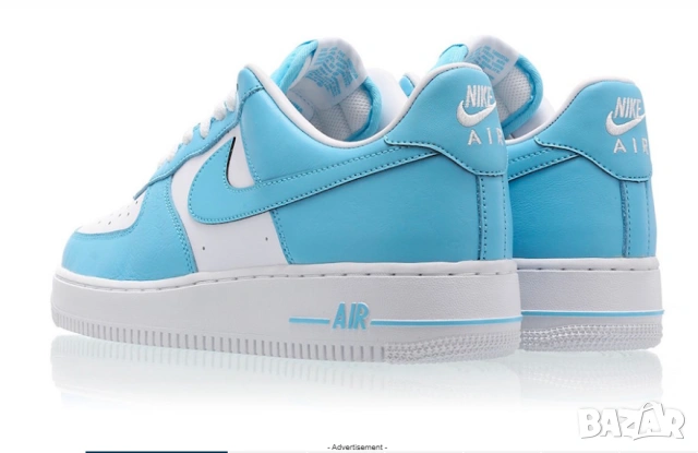 Nike Air Force 1 Low "Blue Gale" номер 44 ,5, снимка 3 - Маратонки - 53840881