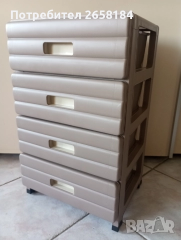 Скрин с 4, 5 или 6 чекмеджета, цвят капучино, крем, снимка 6 - Шкафове - 51687061