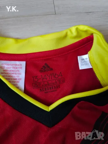 Оригинална тениска Adidas AeroReady x Belgium National Football Team / Season 20 (Home), снимка 4 - Детски тениски и потници - 46847124