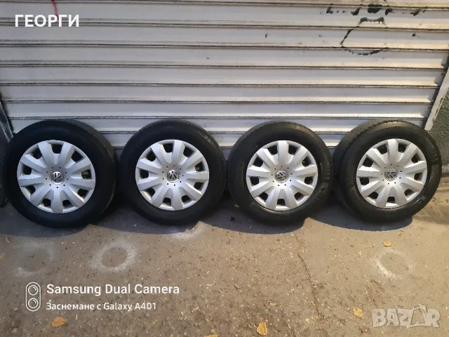 Продавам гуми с джанти 195/60/15 за VW TUARAN/CADDI 199лв, снимка 4 - Гуми и джанти - 48108989