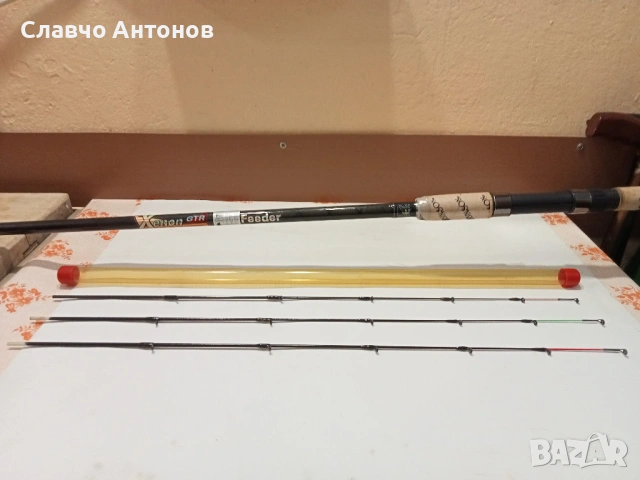 Фидер - 3,90 м.+ гребен - комплект -125 лв.