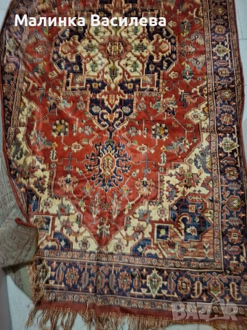 плюшена покривка , снимка 2 - Антикварни и старинни предмети - 53651597