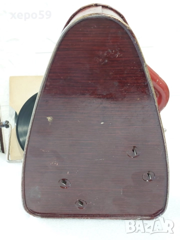 Рядък миниатюрен грамофон начало на 20 век, снимка 12 - Антикварни и старинни предмети - 52681392