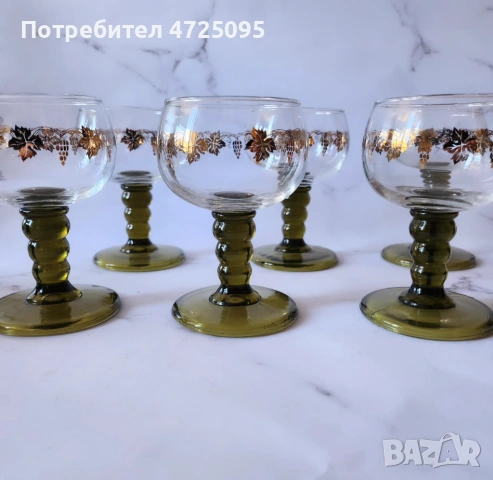 Кристални чаши за ракия, снимка 3 - Чаши - 53785095