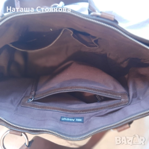 Дамска кожена чанта "Автограф" на Маркс и Спенсър, снимка 3 - Чанти - 51692943