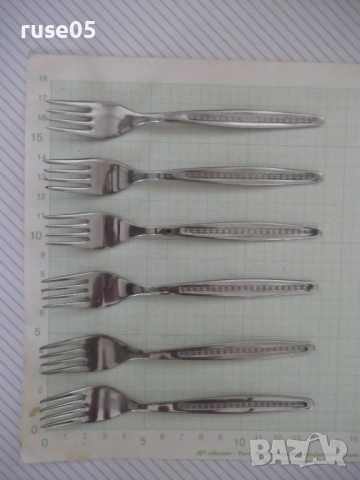 Лот от 6 бр. вилици от "☭ В. Търново" от соца