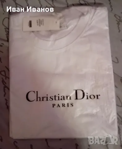 Чисто нова оригинална тениска Cristian Dior, снимка 2 - Тениски - 49320891