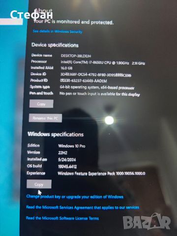 Microsoft Surface Book 2 13.5"  (Intel Core i7-8650U, 16GB RAM, 512GB ssd, 1050 GPU)), снимка 5 - Лаптопи за работа - 45961566
