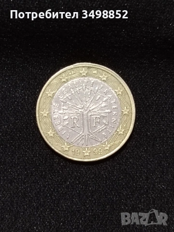 продавам монета 1 Евро , снимка 3 - Нумизматика и бонистика - 53716364
