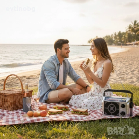 Радио Meier MD-9393 с акумулаторна батерия и FM/AM/SW обхват — мощен звук и яснота, снимка 3 - Радиокасетофони, транзистори - 53787992