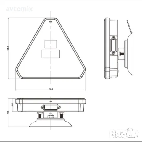 Безжични диодни LED стопове с магнит и вендуза, 12V, неон ефект, снимка 8 - Аксесоари и консумативи - 49812791