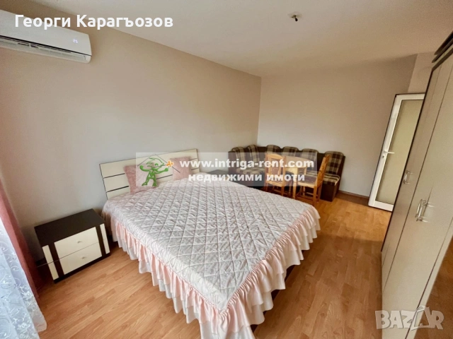 №3897 Едностаен, обзаведен апартамент под наем от 01.04.2026г. в квартал Орфей, до ”Шандор Петьофи”.