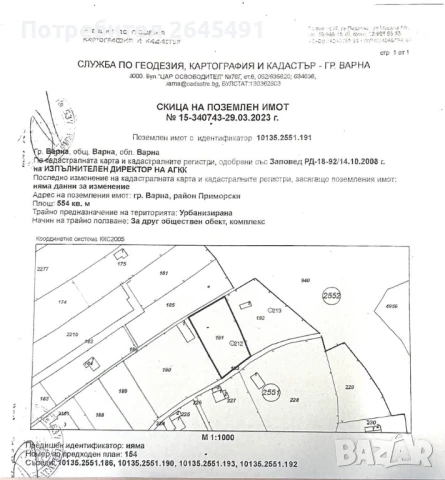 Парцел М-ст Франга Дере(над Изгрев), снимка 1