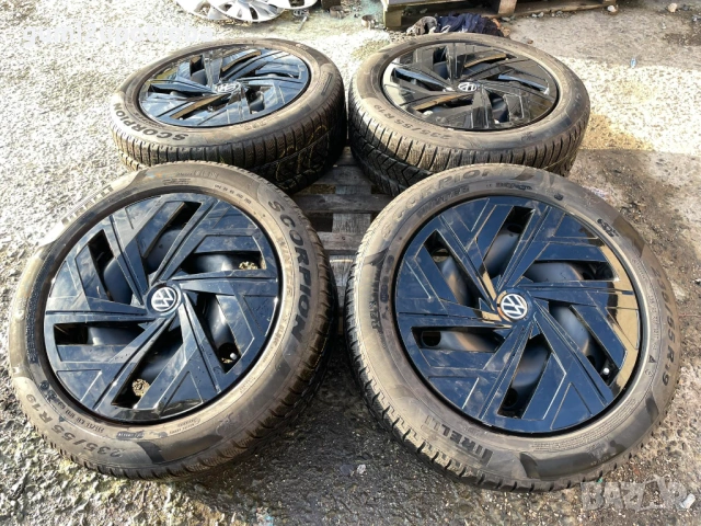 19 Джанти 5х112 Volkswagen ID.4 ID.5 ID.6 Skoda Enyaq Pirelli 235/55/19, снимка 9 - Гуми и джанти - 53584240