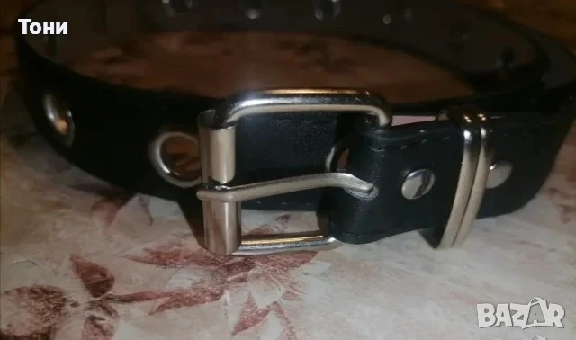 Нов Дамски Стилен Кожен Колан 110см. 