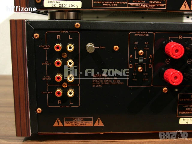  Комплект Pioneer c-90 / m-90 , снимка 13 - Ресийвъри, усилватели, смесителни пултове - 53708188