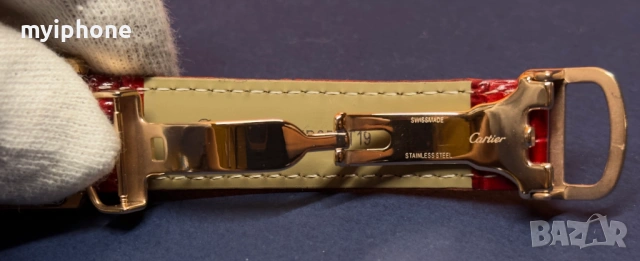Луксозен дамски часовник Cartier, снимка 2 - Дамски - 49364233