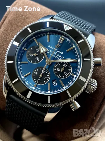 Breitling Superocean Heritage II B01 Chronograph 44mm Steel Blue Dial Ceramic Различни Варианти, снимка 6 - Мъжки - 47999776