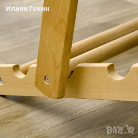 Акцентен стол HOMCOM, с регулируема облегалка, снимка 7 - Столове - 53627094