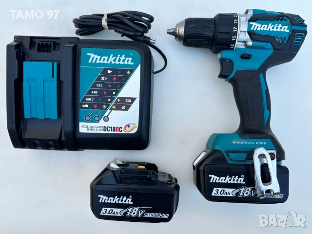 Makita DDF484 - Безчетков винтоверт 18V неразличим от нов!