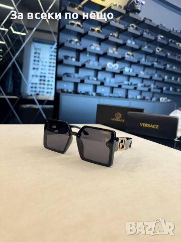 Слънчеви очила с UV400 защита с черен обикновен калъф Versace 😎 Код D511, снимка 4 - Слънчеви и диоптрични очила - 46788181