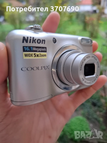 Компактен дигитален фотоапарат NIKON COOLPIX A10, снимка 6 - Фотоапарати - 52314785