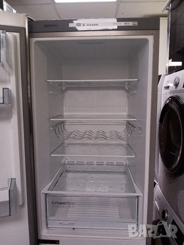 Иноксов комбиниран хладилник с фризер Сименс Siemens А+++ с две години гаранция!, снимка 2 - Хладилници - 53908216