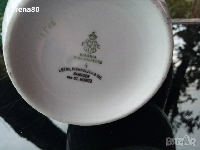 Антикварна баварска кана, снимка 5 - Антикварни и старинни предмети - 52958607