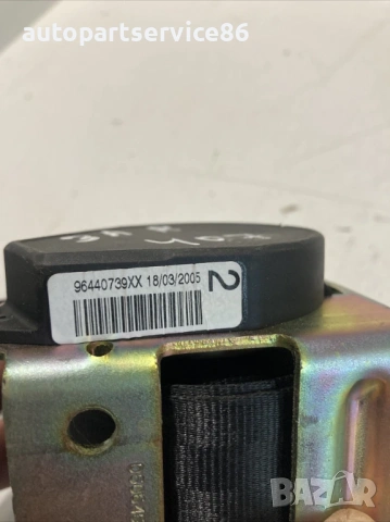 Заден десен колан за седалка Комби за Peugeot 2005 407SW (2005), 96440739XX, снимка 2 - Части - 53742332