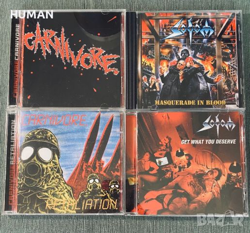 Carnivore,Sodom, снимка 1 - CD дискове - 45431453