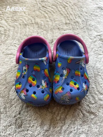 Crocs Baya Printed Clog Lapis Multi 20-21, снимка 6 - Детски сандали и чехли - 46989907