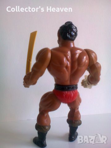 Ретро екшън фигурка играчка MOTU Mattel Masters of the Universe Jitsu 1984 action figure vintage, снимка 4 - Колекции - 45529299