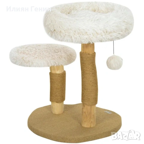 Дърво за котки PawHut, 61,5 см