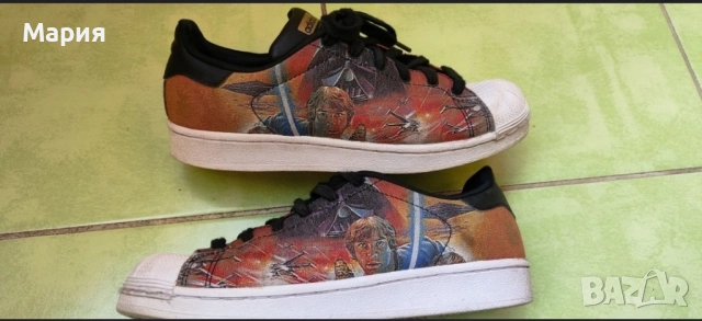 Adidas Superstar Star Wars, номер 38 2/3, снимка 2 - Детски обувки - 51704984
