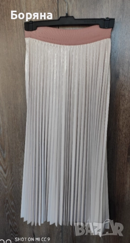 Twinset уникална нова с етикет розова пола солей еко кожа, снимка 13 - Поли - 52815968