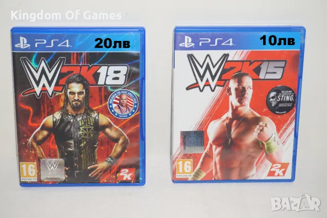 Игри за PS4 WWE W2K15 И WWE W2K18, снимка 1 - Игри за PlayStation - 45908336