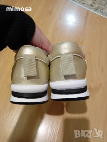 Нови маратонки бледо-златисти, снимка 10 - Маратонки - 51914804