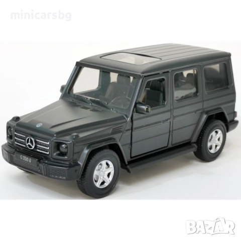 Метален модел Mercedes-Benz G350d 1:42 с амортисьори и отварящи се врати