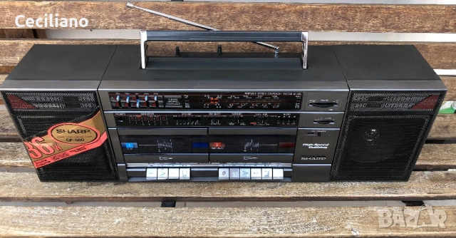 Радиокасетофон SHARP GF 560Z(D)-Japan, снимка 3 - Радиокасетофони, транзистори - 53873604