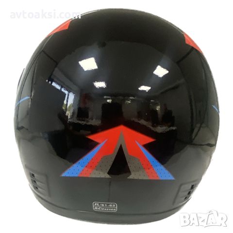 Каска за мотор, шлем, 4 размера, черен, снимка 4 - Аксесоари и консумативи - 46173797