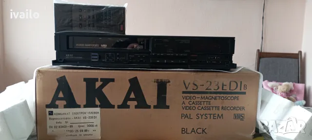 AKAI VS-23EDI VHS VIDEO RECORDER , снимка 2 - Плейъри, домашно кино, прожектори - 47925372