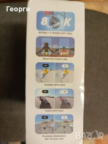Insta 360 x4 нова , снимка 2 - Камери - 52840969